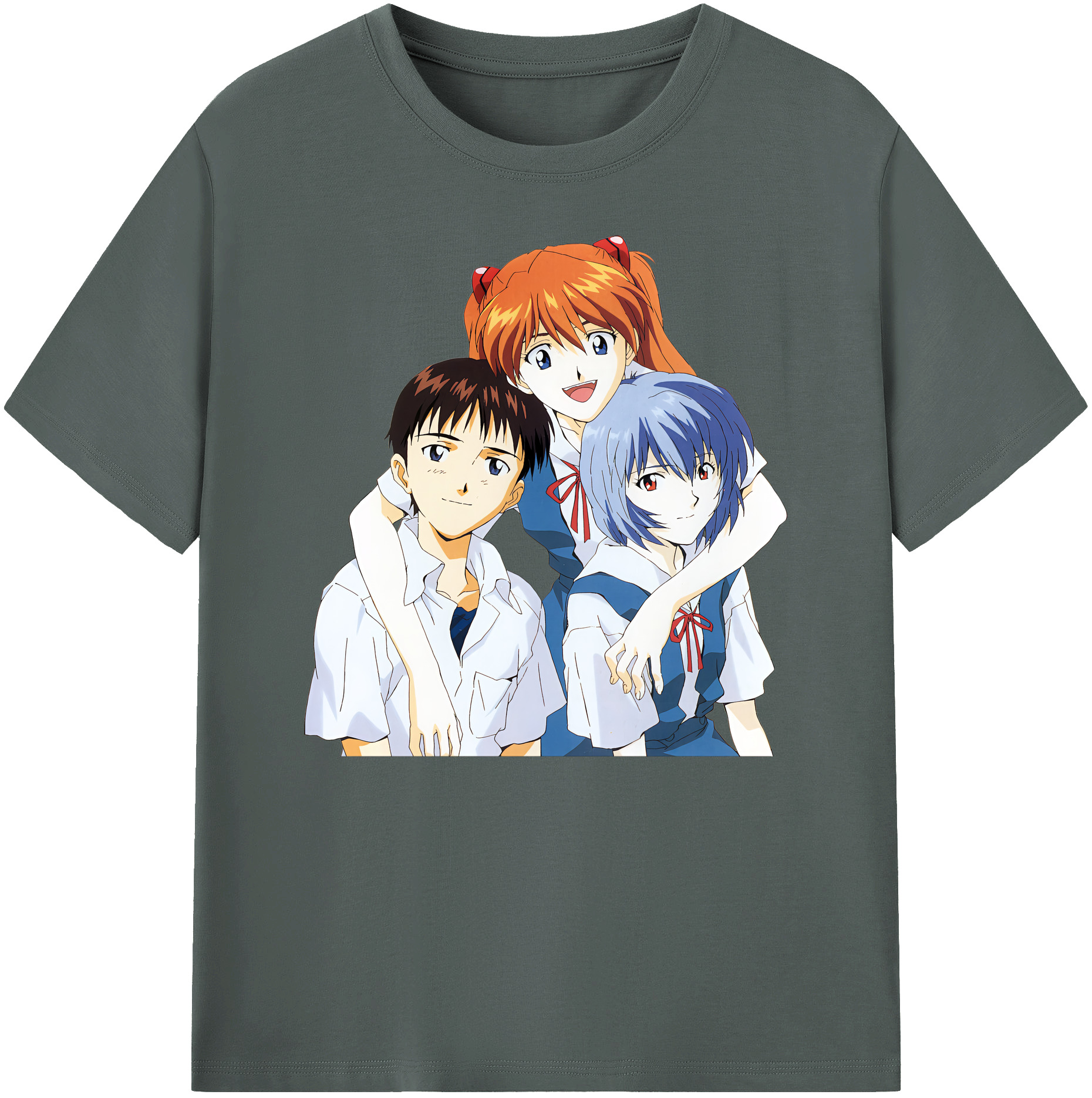 （画像用） EVA 新世紀エヴァンゲリオン 綿100％ メンズ半袖Tシャツ｜肌触りやわらか＆通気性
